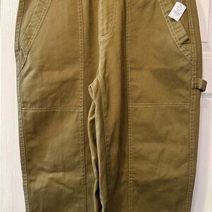 Old Navy Women’s High-Waisted Utility Pants in Olive Green